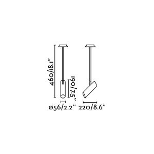 Lámpara de techo esquema LINK