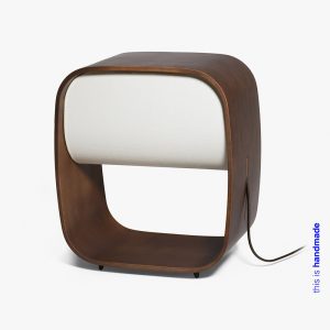 Lámpara mesa madera 1968