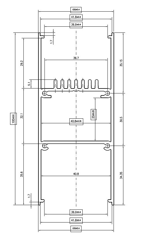 Lámpara pared  LINEAL UP-DOWN