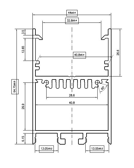 Lámpara Techo LINEAL45