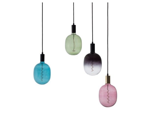 Bombilla led decorativa verde oliva rubis GLOBO