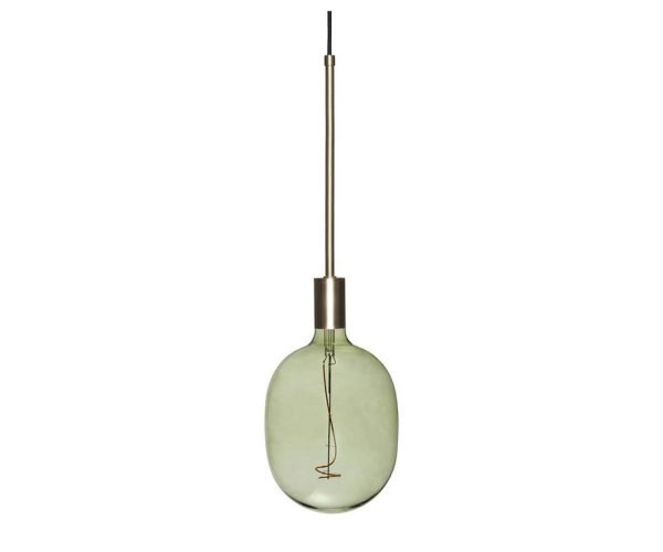 Bombilla led decorativa verde oliva rubis GLOBO