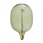 Bombilla led decorativa verde oliva rubis GLOBO