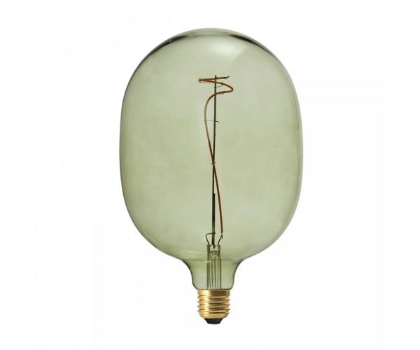 Bombilla led decorativa verde oliva rubis GLOBO