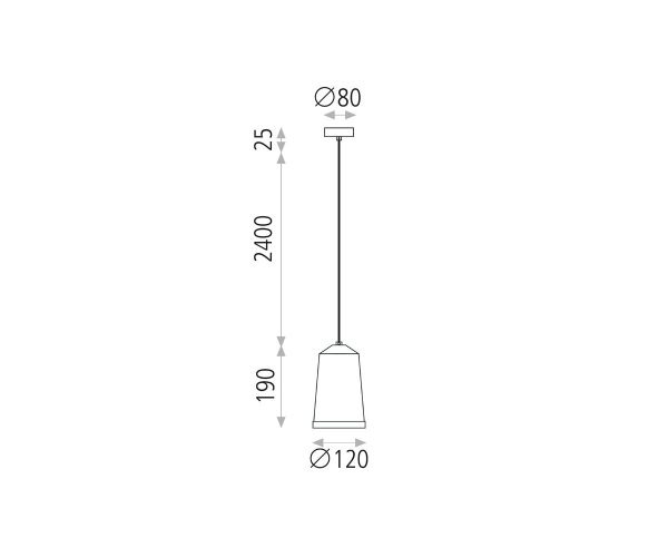 Lámpara colgante led BALI