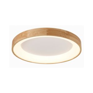 lampara de techo led madera GROOT