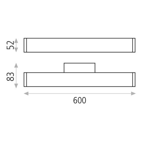 Aplique pared URA 60